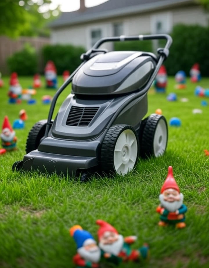 Autonomous Lawn Mower in Action